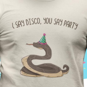 Cute Snake Party Shirt For Reptile Lovers | Snake Lover Gift | Cute Reptile Nerd Birthday | Comfort Colors | Year of the Snake