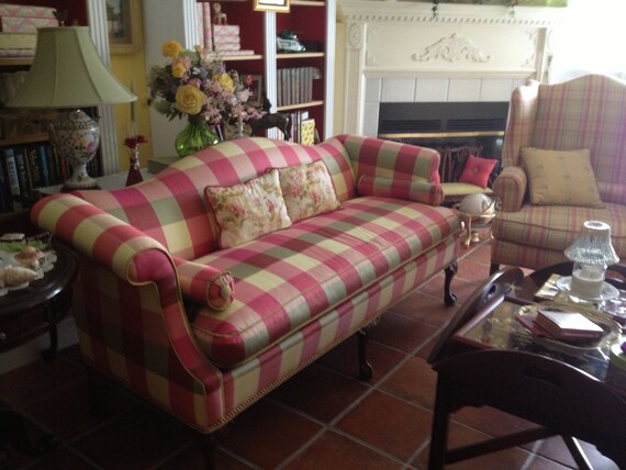Beautiful Dupioni Silk Sofa Beautiful Dupioni Silk Sofa