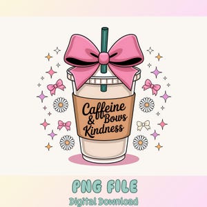 Coffee Png, Trendy PNG, Popular Png, Cute Iced Coffee Png, Coffee Addict Sticker Design, Daisy Png, Iced Coffee