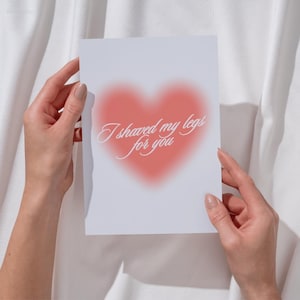 Tarjeta divertida para el día de San Valentín / Descarga digital / Aniversario / Amor / Plegable / Imprimible / Meme / Cita / Impresión digital / 5x7