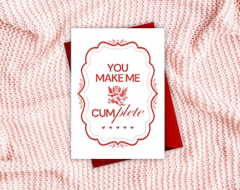 Funny Valentine's Day Card | Printable Pun Love Card (5x7)