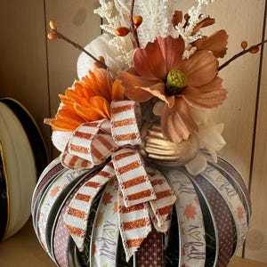 Fall Decor, Mason Jar Lid Pumpkin - Etsy