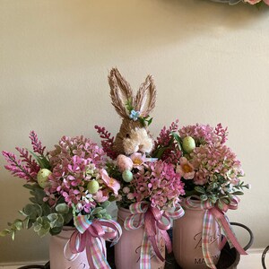 Spring Decor Easter Bunny Tiered Tray Decor Easter Tiered - Etsy