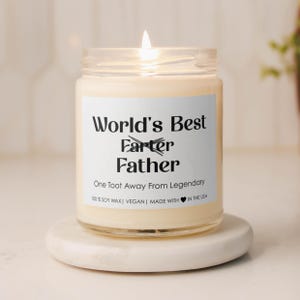 Funny Fathers Day Gift | Funny Candle Gift | Gag Gifts For Dad | Fathers Day Gift From Daughters