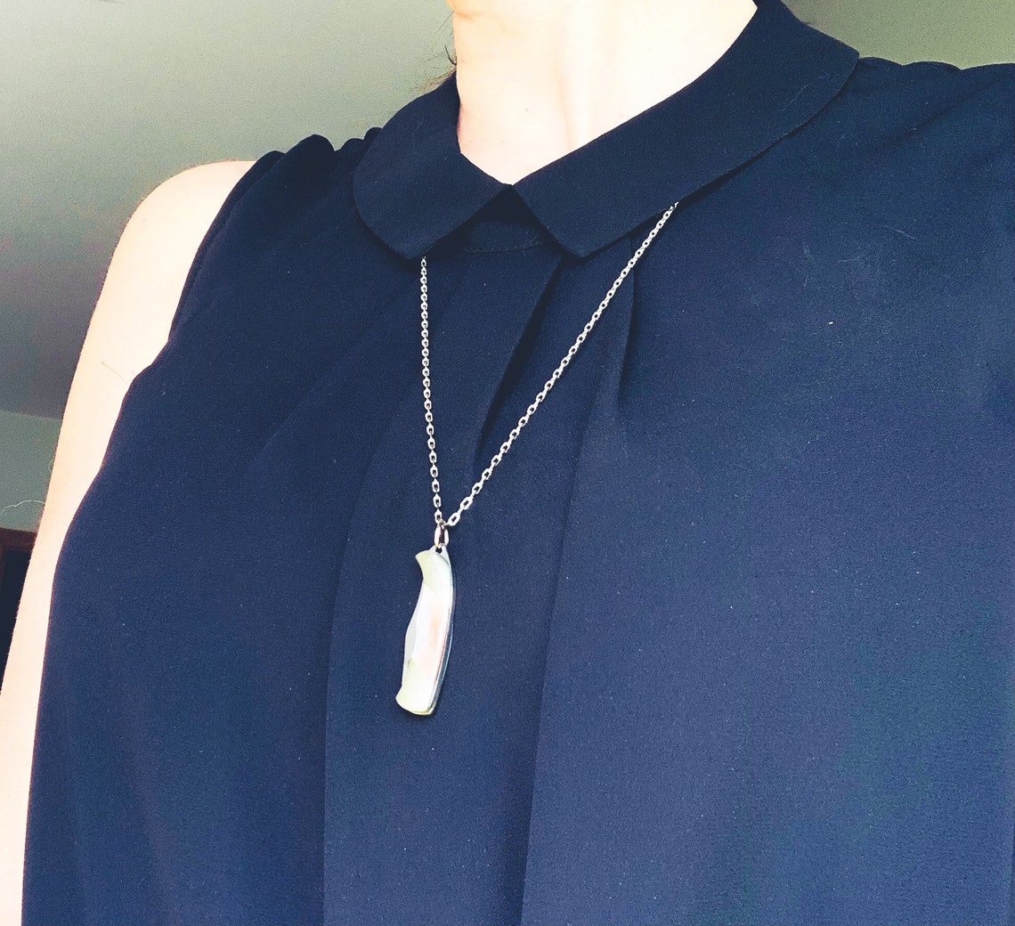 Pocket Knife Necklace Hidden Knife Necklace Hidden Blade Etsy