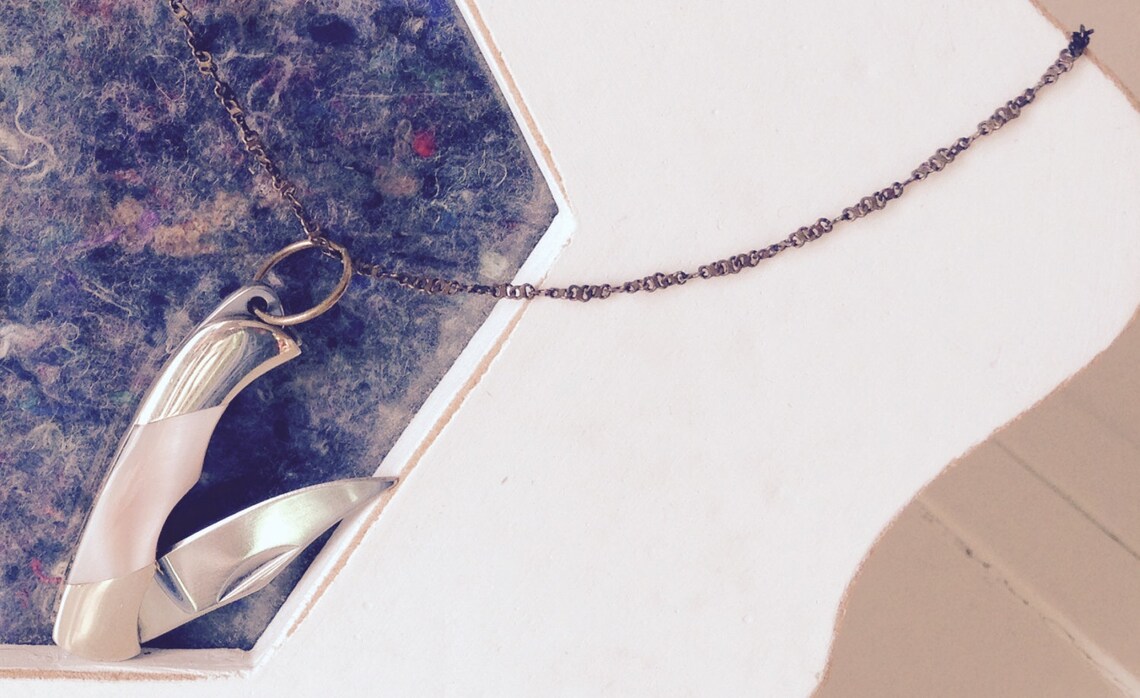 Pocket Knife Necklace Hidden Knife Necklace Hidden Blade Etsy