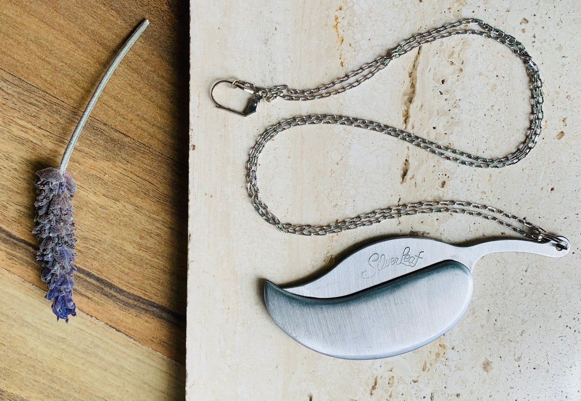 Pocket Knife necklace Hidden blade necklace Leaf necklace Etsy