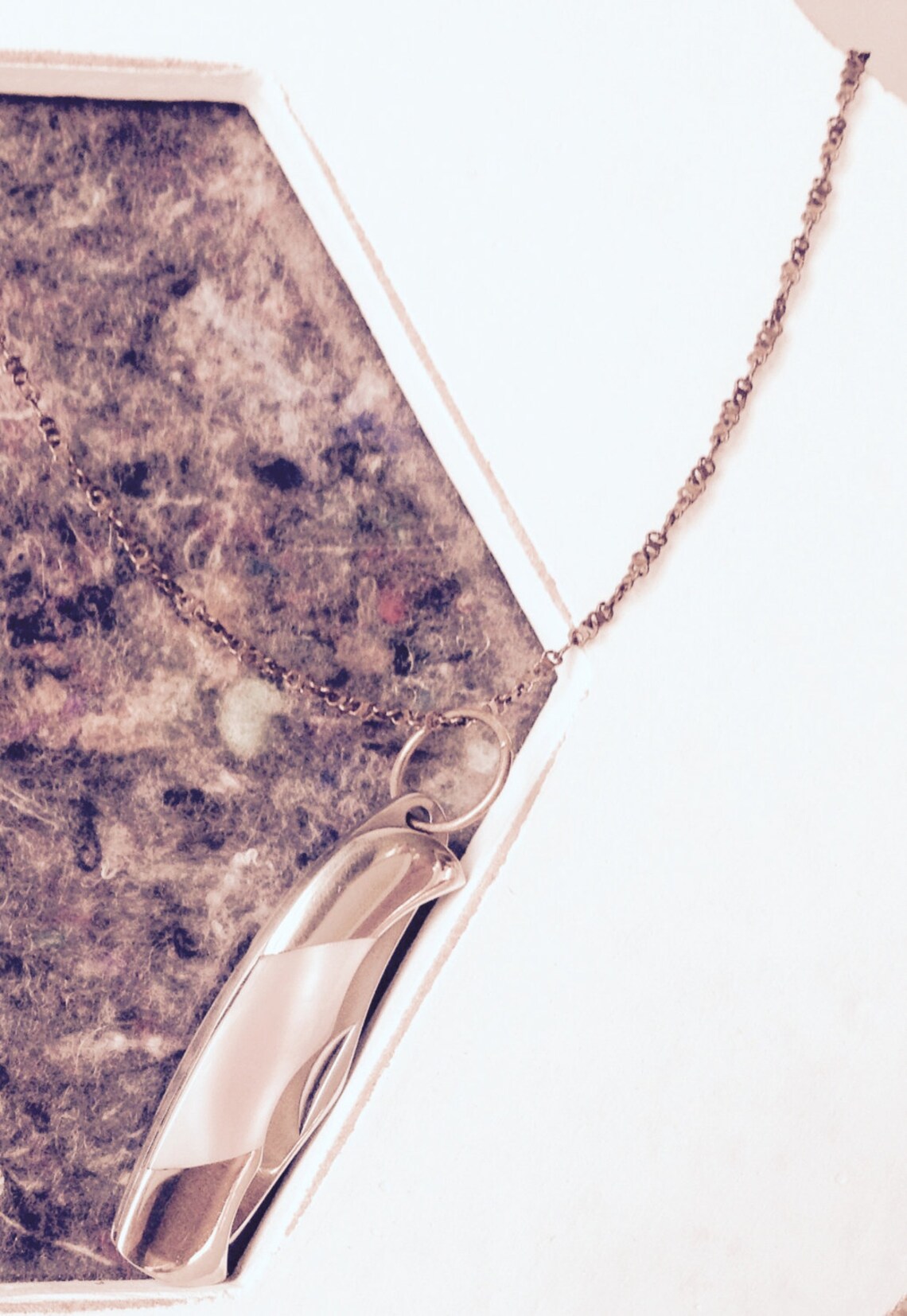 Pocket Knife Necklace Hidden Knife Necklace Hidden Blade Etsy