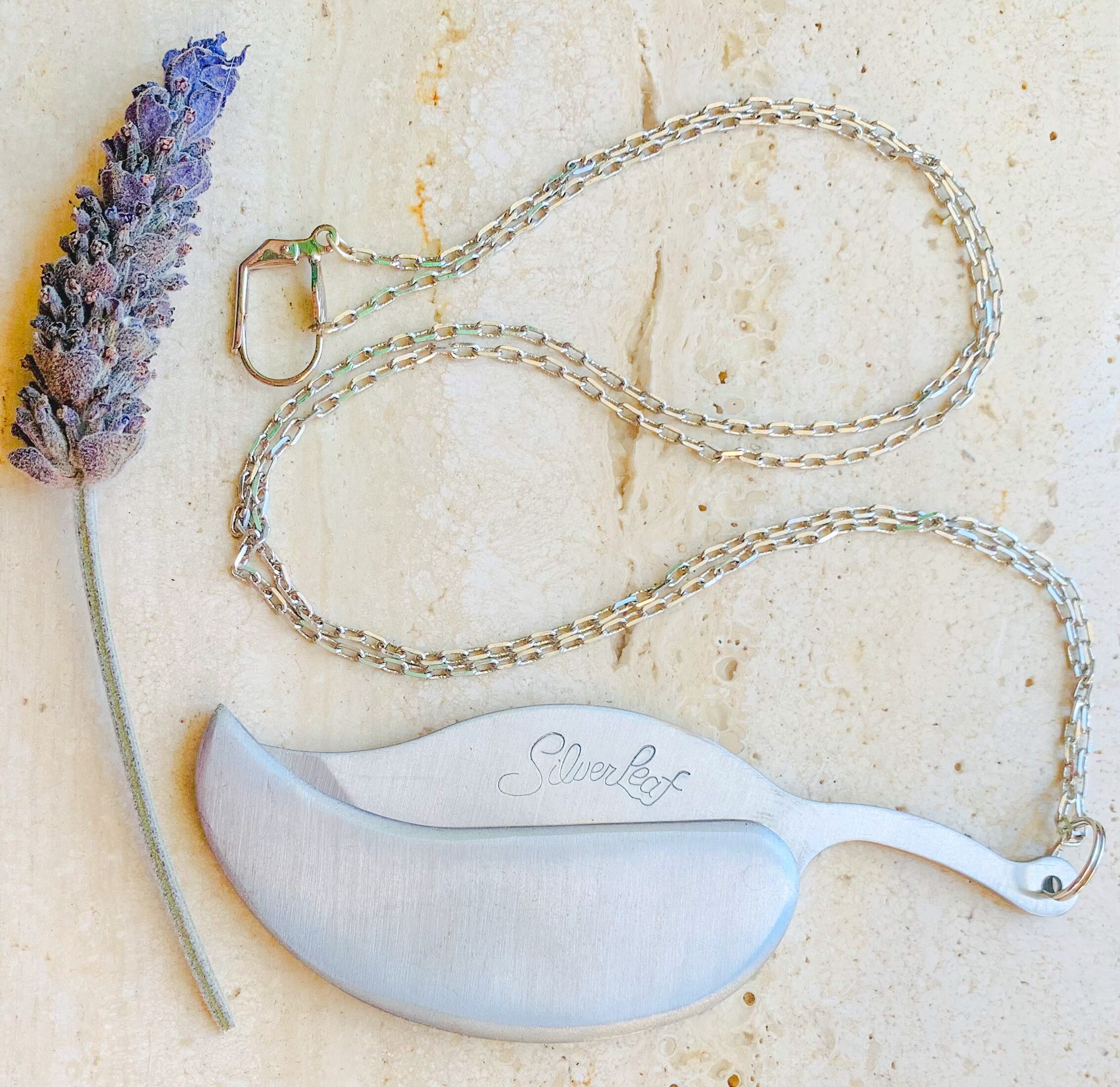 Pocket Knife necklace Hidden blade necklace Leaf necklace Etsy