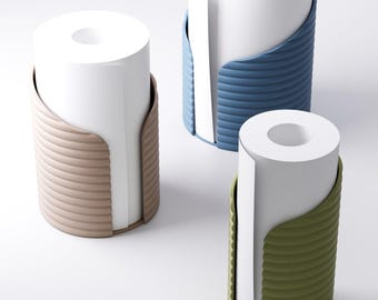 Paper Towel Holder Kitchen Roll Holder Toilet Roll Holder Minimalist Countertop Stand Modern Kitchen Storage