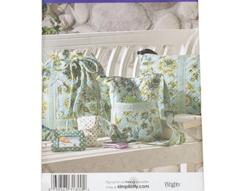 Simplicity 2911 Bag & Accessories Pattern: Messenger Bag, Backpack