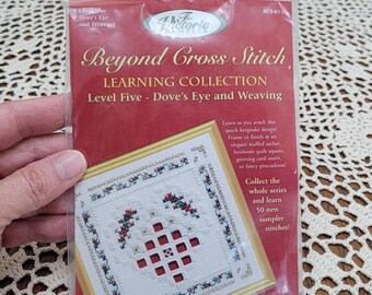 Victoria Sampler BCS #5-3 Dove's Eye and WeavingBeyond Cross Stitch Level 5