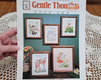 Dimensions Gentle Thoughts #116 Counted Cross Stitch Book One ca 1986 Linda K Powell