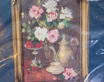 Tea Time Jiffy Gallery Crewel Kit 16029 Dimensions Sunset 5 x 7