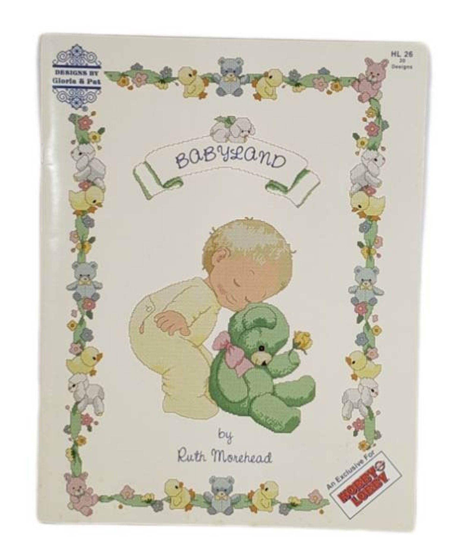 Babyland counted cross stitch book HL 26 Ruth Morehead Designs Etsy