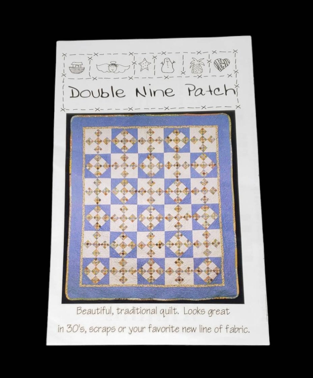 Double Nine Patch Quilt Pattern From Quilt Country - Etsy