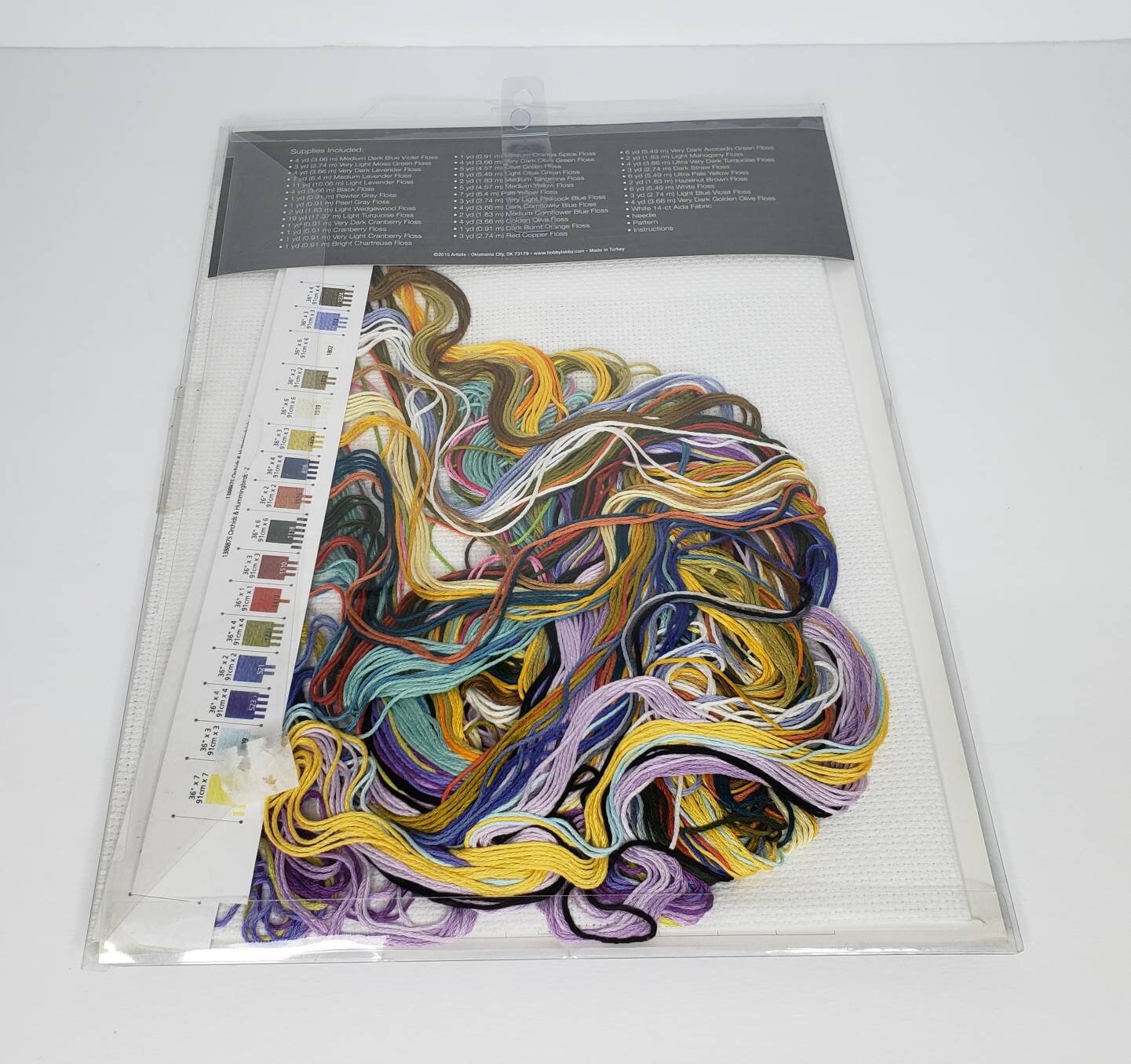 Zweigart Artiste Orchids & Hummingbirds 1388875 Counted Cross Stitch