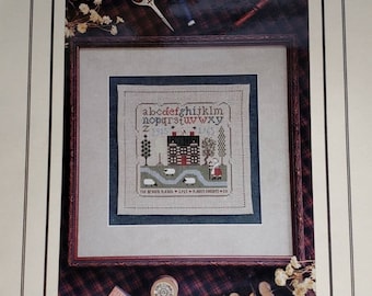 The Drawn Thread The Brown Ranch Sampler Counted Cross Stitch Charted Needlework Design Leaflet 1997