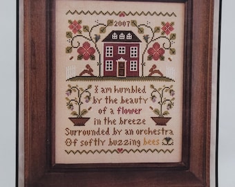 Nature's Beauty Cross Stitch Pattern: Little House Needlework Chart