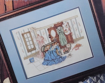 Sisters Three 884 Paula Vaughan Leisure Arts Counted Cross Stitch Chart ca 1986