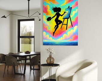 FreeFall Painting/Inspirational Digital Images
