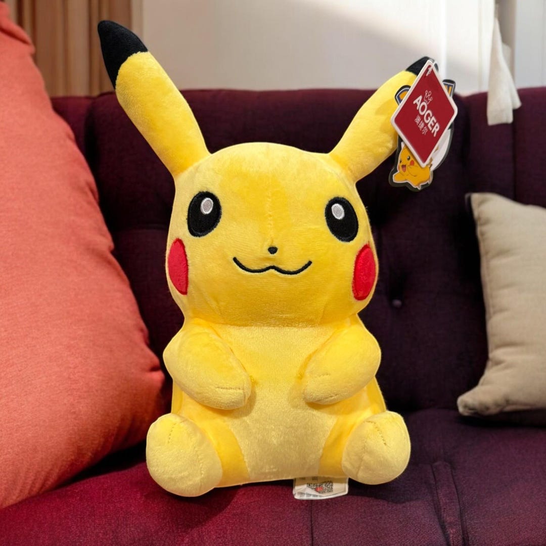 Nintendo Pokemon Original 24 Inches Pikachu Plush With Unique Velvet ...