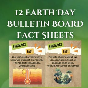 10 factsheets over Earth Day-prikbord: educatief en eye-opener