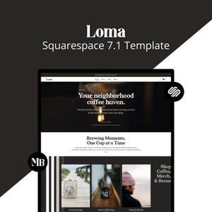 Squarespace Website Template - Shopping Website, Website Template, Website Design, Blogger Website, Small Business, Modern Website