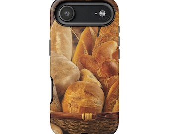 BIG BREAD BASKET Phone Case | For iPhone 17, iPhone 16, iPhone 15, iPhone14, iPhone 13 & More, Birthday Gift, Bakery, Food Lover, Fun Gift