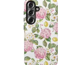 LEMON SECRET GARDEN Phone Case | For Galaxy S25 Ultra, S25 Plus, S25, S24 Ultra, S24 Plus, S24, S23 & More, Birthday Gift, Floral, Rose