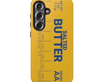 IT'S BUTTER BABY Phone Case | For Galaxy S25 Ultra, S25 Plus, S25, S24 Ultra, S24 Plus, S24, S23 & More, Birthday Gift, Food Lover, Fun Gift