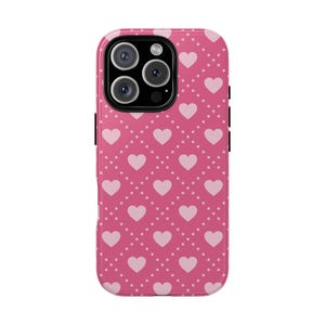 PERFECTLY PINK LOVE Phone Case | For iPhone 16, iPhone 15, iPhone14, iPhone 13, iPhone 12 & More, Birthday Gift, Heart Case, Fun, Trendy