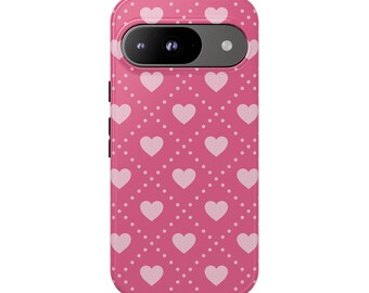 PERFECTLY PINK LOVE Phone Case | For Pixel 9, Pixel 8, Pixel 7, Pixel 6 Pro, Pixel 5 5G & More, Birthday Gift, Heart Case, Trending, Fun