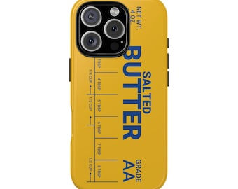IT'S BUTTER BABY Phone Case | For iPhone 17, iPhone 16, iPhone 15, iPhone14, iPhone 13 & More, Birthday Gift, Funny, Butter, Food Lover