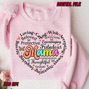 Retro Madre PNG, She is Mom Png, Mother Day PNG, Gift For Mama, Mother&#39;s Day PNG, Mama Sublimation png, Spring png, Digital Download