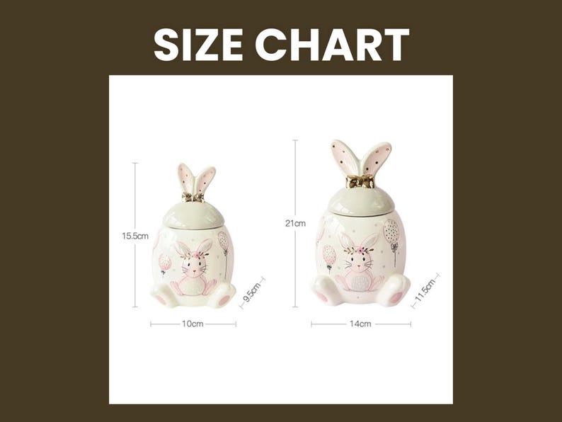 Rabbit Ceramic Storage Jar | High Capacity Kitchen Organizer ...