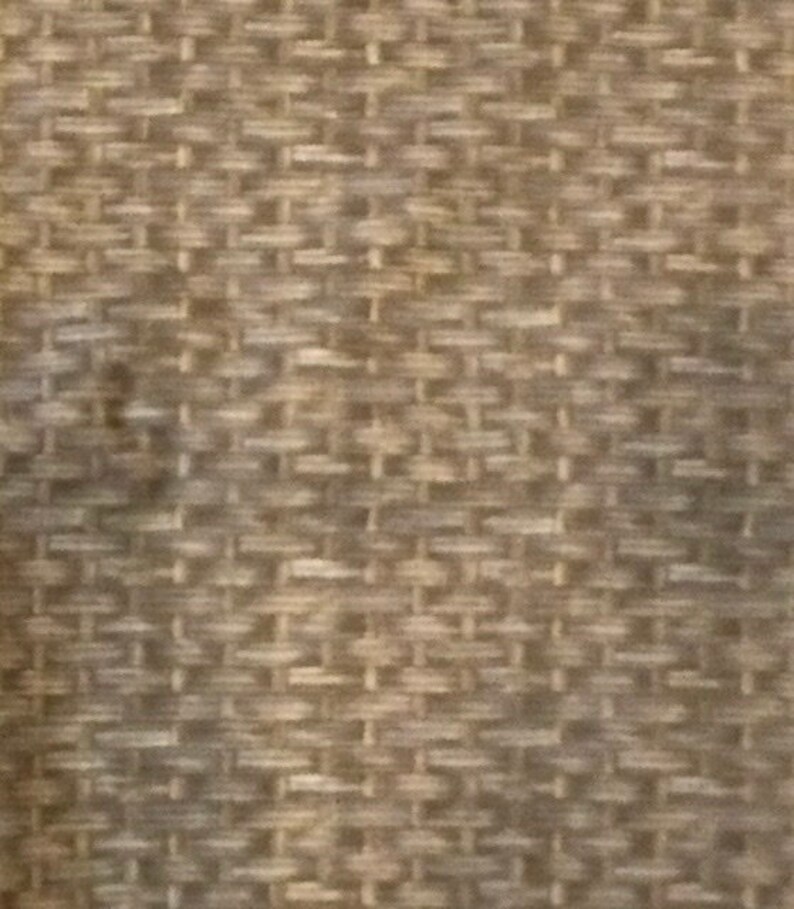 Brown Basketweave Fabric By Half Yard