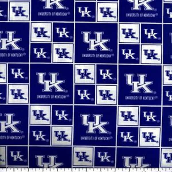 Kentucky Wildcats (Block) Fabric By Half Yard