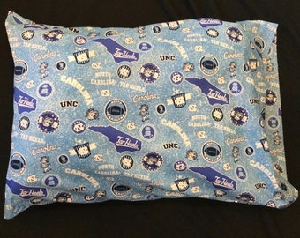 North Carolina Tarheel (State Map) Pillowcase Queen