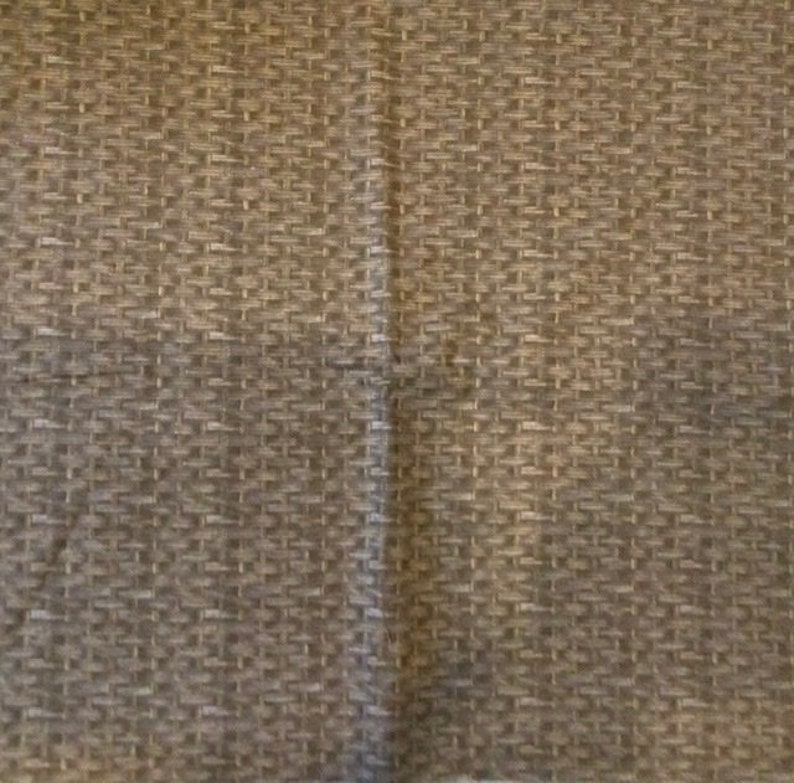 Brown Basketweave Fabric By Half Yard