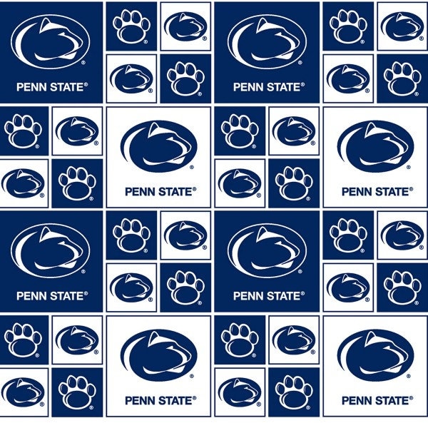 Penn State University Fabric By the Half Yard