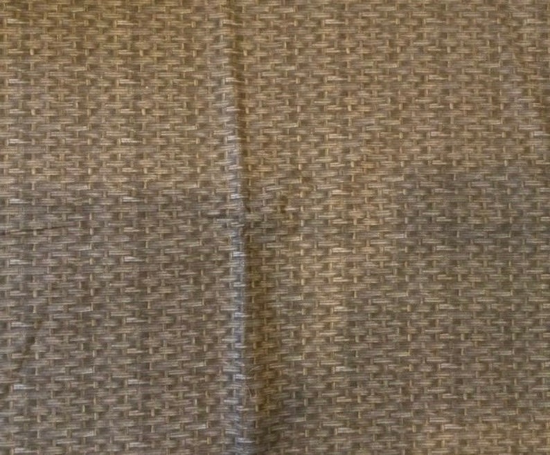 Brown Basketweave Fabric By Half Yard