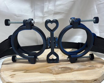 3D Printed Breast Press Bondage | Adjustable Restraint Device | Compression Toy for Sensory & Fetish Play