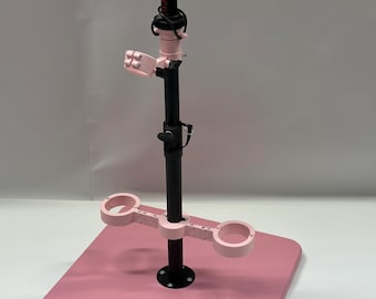 Pink One Bar Prison Restraint Pole – Modular BDSM Bondage & Restraint System