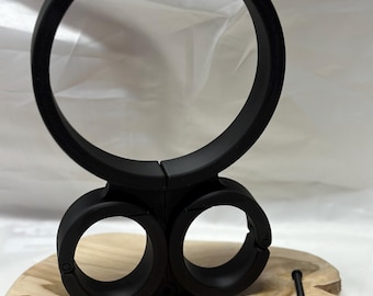 BDSM Reverse Pillory – Hands Behind Head Neck & Wrist Bondage Restraint | Rigid Fiddle