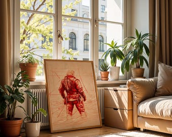 Vinland Saga Digital Print, Thorfinn Anime Artwork,  Viking Manga Poster, Nordic Retro Aesthetic, Wall Decor, Anime Art, Gift