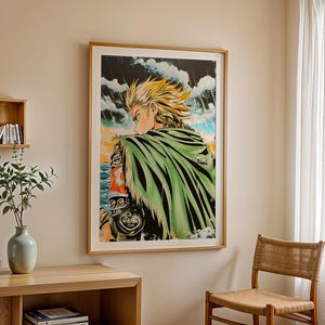Vinland Saga Digital Print, Thorfinn Anime Artwork,  Viking Manga Poster, Nordic Retro Aesthetic, Wall Decor, Anime Art, Gift