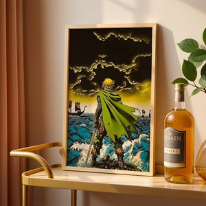 Vinland Saga Digital Print, Thorfinn Anime Artwork,  Viking Manga Poster, Nordic Retro Aesthetic, Wall Decor, Anime Art, Gift