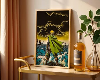No Enemies - Vinland Saga Laser Engraved Wooden Manga Cover Wall