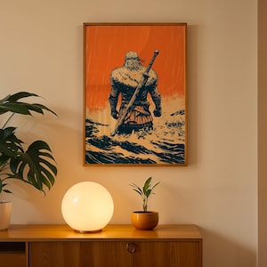 Vinland Saga Digital Print, Thorfinn Anime Artwork,  Viking Manga Poster, Nordic Retro Aesthetic, Wall Decor, Anime Art, Gift